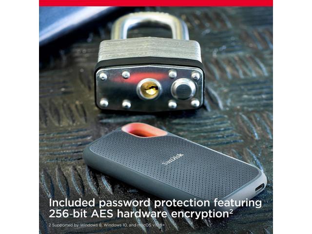 SanDisk - Extreme Portable 8TB External USB-C NVMe SSD - Black - image 8