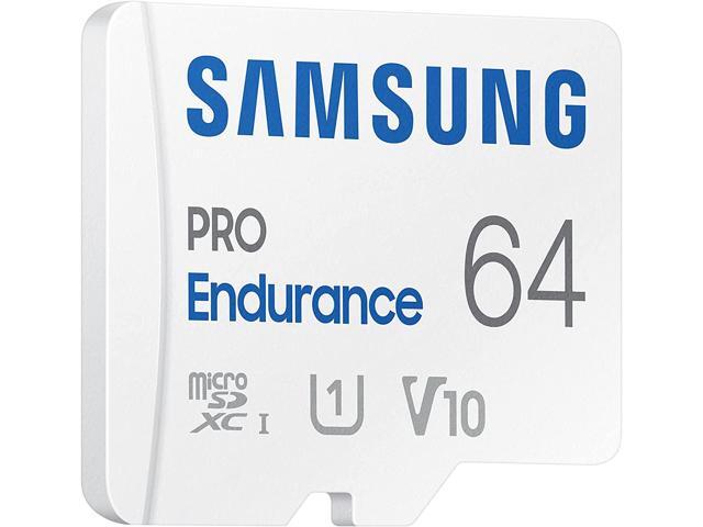 Samsung PRO Endurance 64GB microSDXC UHS-I U1 100MB/s Video Monitoring Memory Card with Adapter (MB-MJ64KA)