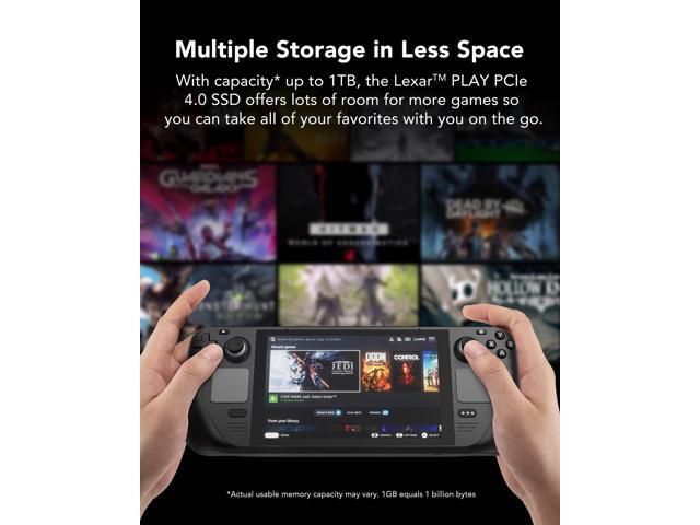 Lexar Play 2230 PCIe 4.0 Internal SSD 1TB, M.2 2230 PCIe Gen4x4 SSD, Up to 5200MB/s Read, 4700MB/s Write, Internal Solid State Drive Compatible...
