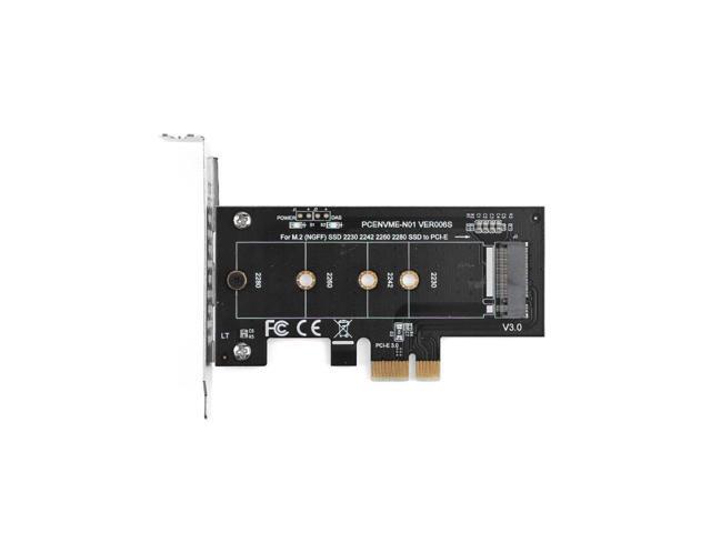 M.2 NVME Adapter M.2 SSD to PCIE 3.0 X1 Expansion Card Converter Riser Card M Key Connector for M2 NGFF NVMe SSD hard drive