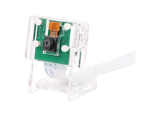 5MP Camera Module Webcam Video 1080P+Transparent Holder for Raspberry Pi 4/3B +/ 3B/2B/Zero