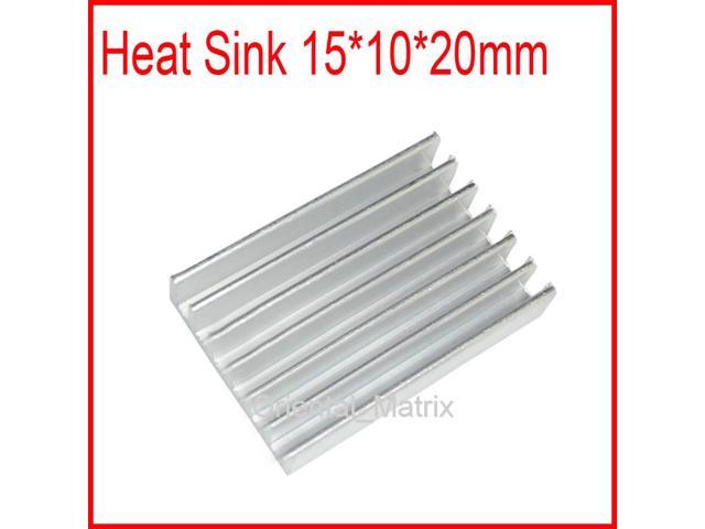 20pcs 30*20*6mm HeatSink Heat Sink Radiator Small Radiator - Silver