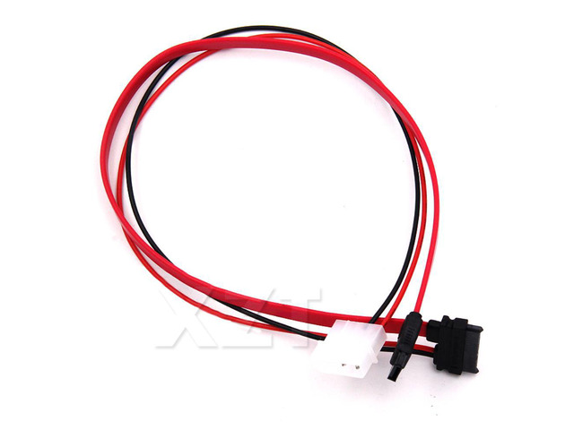 10pcs SATA Power Cable Slimline SATA Cables to Molex Slim SATA 13 pin(7P+6P) to 7pin + Power cable1 for with SATA Slimline port