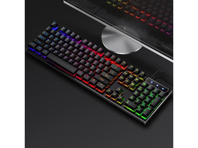 Mechanic Gaming Keyboard LED colorful gaming keyboard