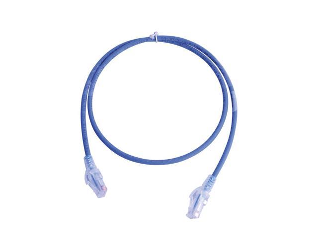 Ethernet Patch Cord MC6 Modular CAT6 UTP, CM/LS0H, 3ft, Blue