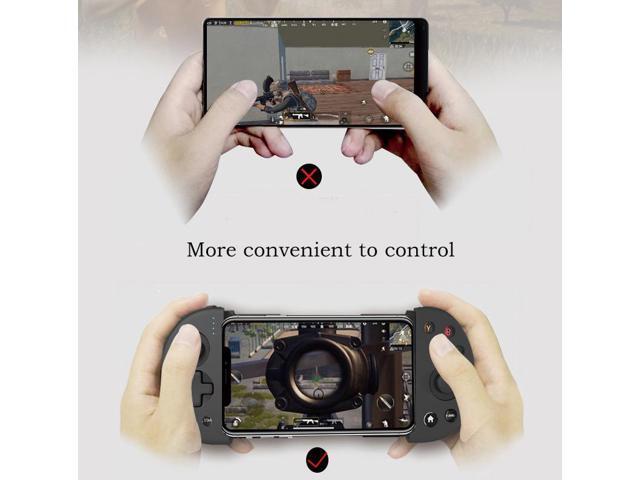 Retractable Joystick game controller compatible with Android/iOS mobile phone gamepad