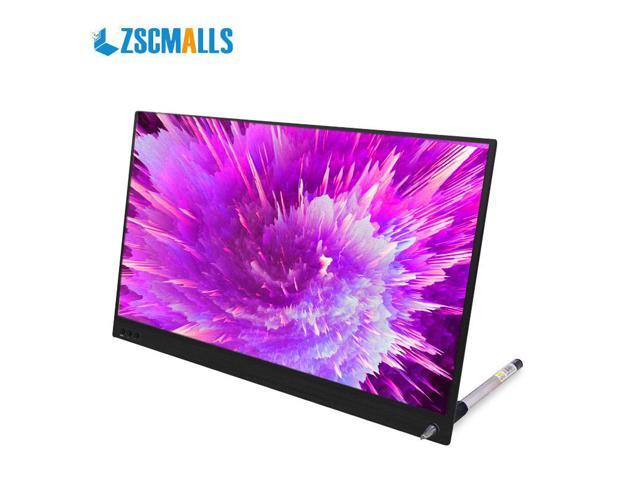 ZSCMALLS Portable Monitor 15.6 Inch 1080P Full HD Computer Display USB C Dual Monitor with Speaker, Gaming Monitor for PS3 PS4 Xbox Nintendo...