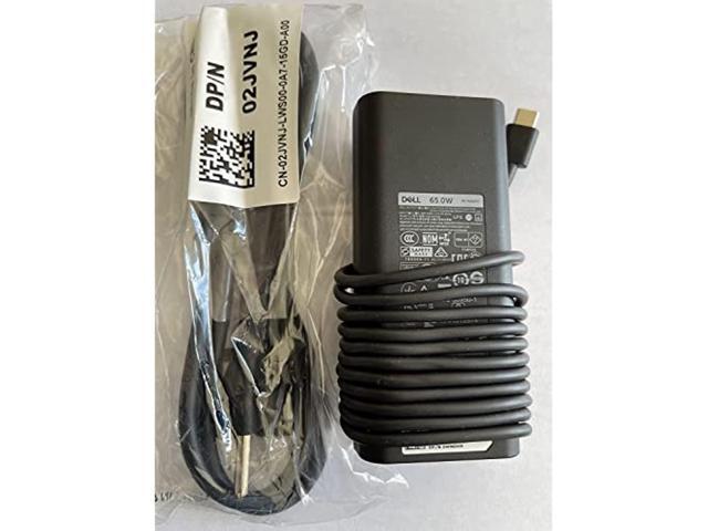 Dell Laptop Charger 65W Watt Usb Type C Ac Power Adapter La65nm190/Ha65nm190/Da65nm190 Include Power Cord For Dell Xps 12 9250, Xps 13 9350...