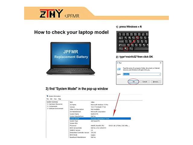 Jpfmr Laptop Battery Compatible With Dell Chromebook 3400 3100 2-In-1 5488 5493 5593 P90f Series Notebook 0Jpfmr 7Mt0r 7Mtor 16Dph 7T0d3 07T0d3...