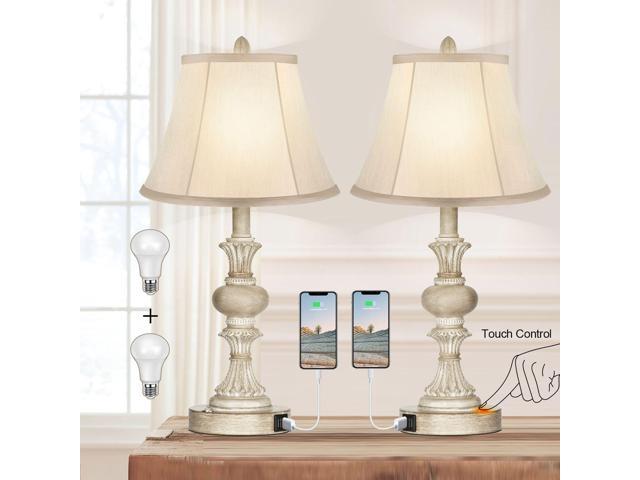 Photos - Chandelier / Lamp Wenger Touch Control Table Lamp Set of 2, 3-Way Dimmable Bedside Nightstand Lamp 
