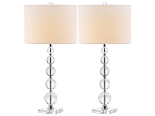 Stacked Crystal Ball 29-inch Bedroom Living Room Home Office Desk Nightstand Table Lamp Set of 2 (LED Bulbs Included)