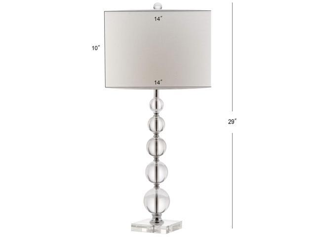 Stacked Crystal Ball 29-inch Bedroom Living Room Home Office Desk Nightstand Table Lamp Set of 2 (LED Bulbs Included)