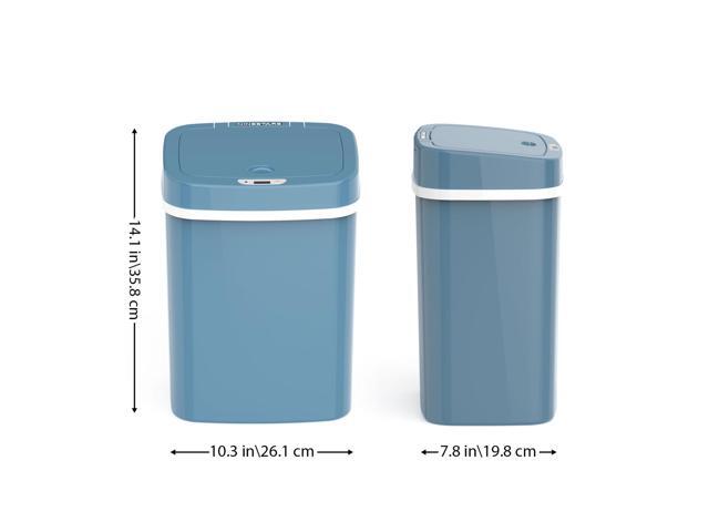 Wenger Smart Sensor Trash Can 12L Plastic, Fast Hands-Free Lid Opening, Adjustable Sensor Range, Knee and Hand Activation, Ideal for Modern Kitchen...