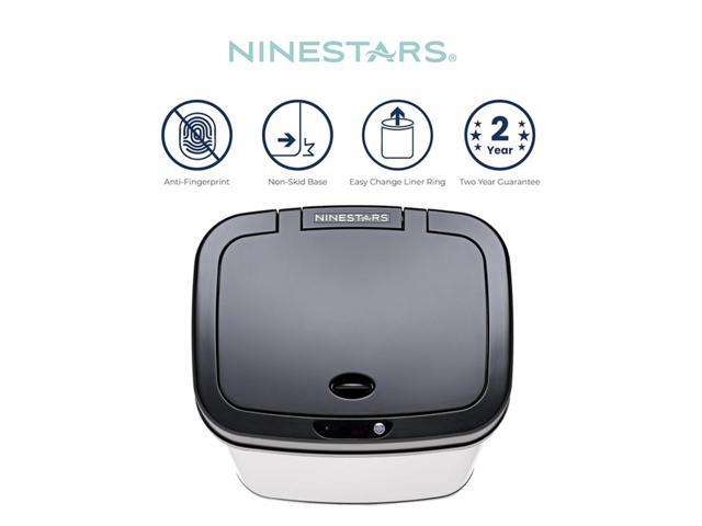 Wenger Kitchen Storage Bin 12L Stainless Steel Intelligent Sensor Trash Can with One-Touch Control and Adjustable Sensor Range for Home Organization
