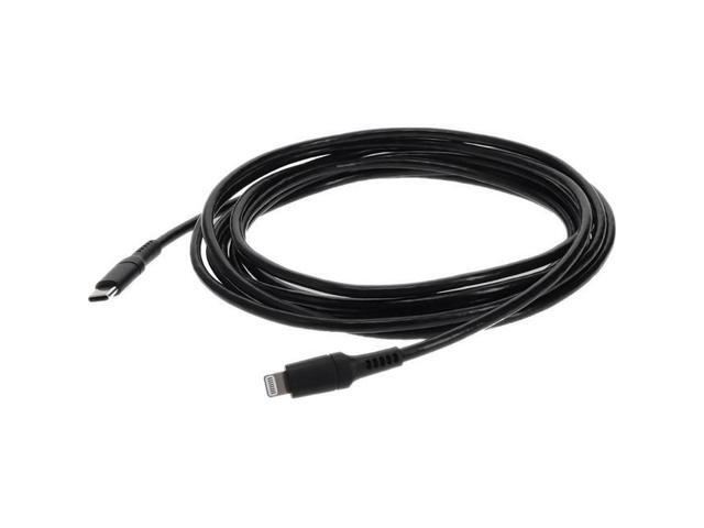 AddOn 1m USB-C 3.1 to Lightning M/M Sync Charge Cable Black USBC2LGT1MB