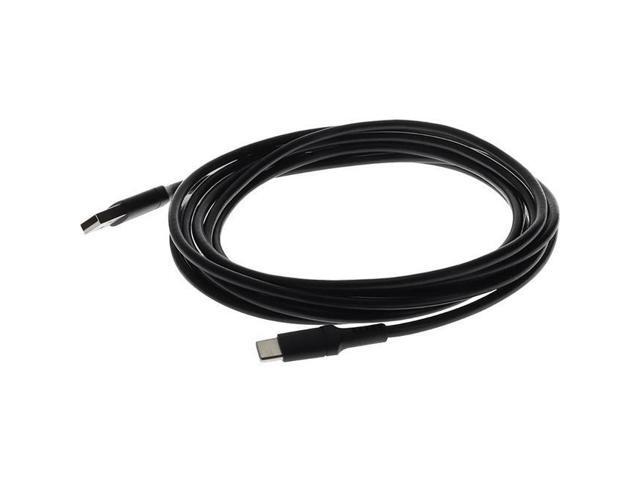 AddOn 1.0m 3.3ft USB-C Male to USB 2.0 A Male Sync and Charge Black Cable USBC2USB1MB
