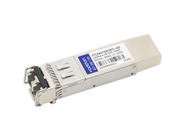 AddOn Finisar FTLX8573D3BTL Compatible TAA Compliant 10GBase-SR SFP+ Transceiver (MMF, 850nm, 300m, LC, DOM)