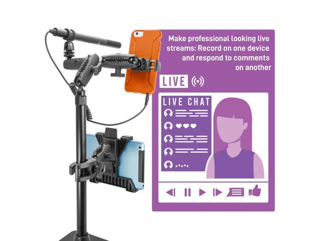 iBOLT Stream-Cast Creator Custom mount kit with over 60 variations- great for live streaming tutorial videos and photos. Great for crafters,...