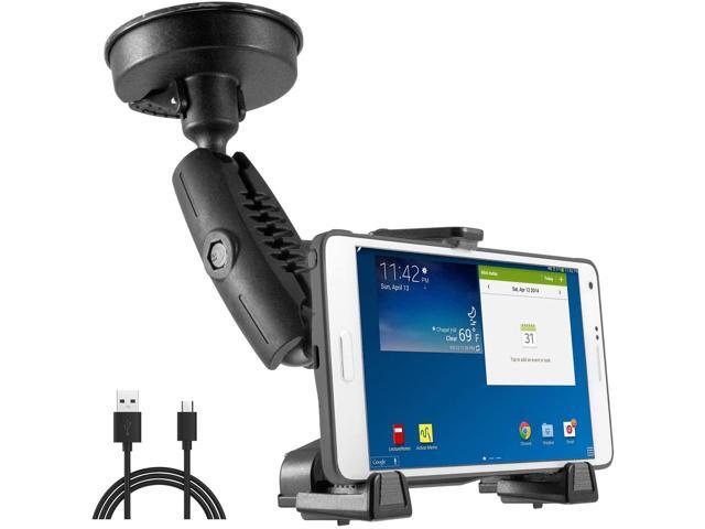 iBOLT xProDock NFC Bizmount - Phone Holder/Mount with Heavy Duty Suction Cup Base and 2m microUSB Cable- for Your Windshield, Dashboard - for...