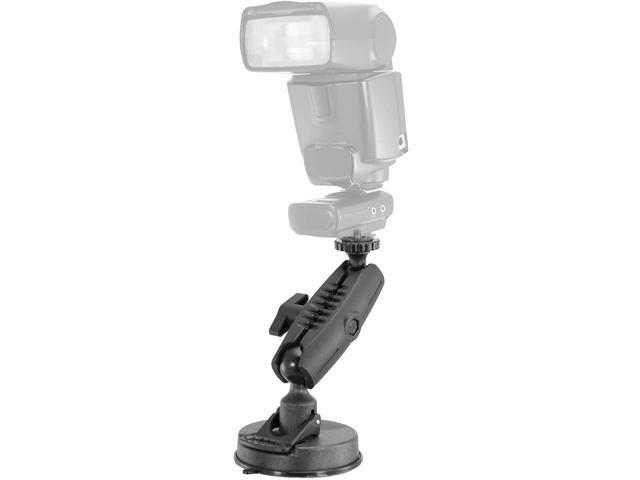 iBOLT ¼" 20 Camera Screw Bizmount Suction Cup Mount - for Industry Standard ¼" 20 Accessories, Cameras, Dash cams, Camera Flashes etc.
