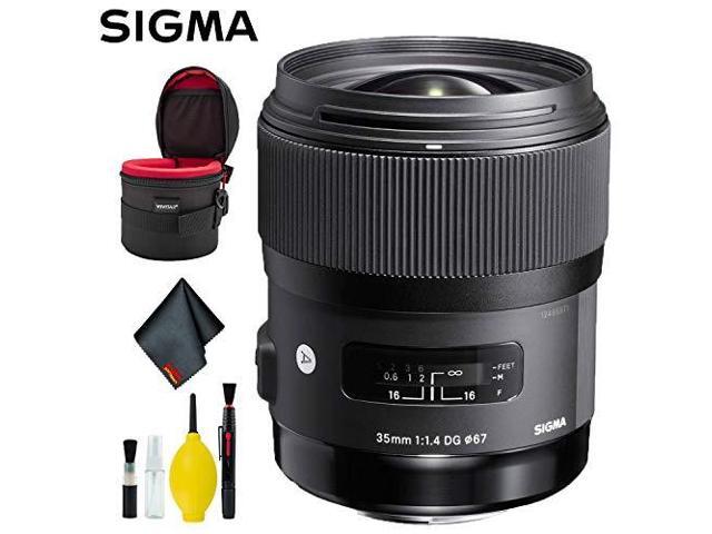 Sigma 35mm f/1.4 DG HSM Art Lens for Nikon F (Intl Model) Deluxe Kit