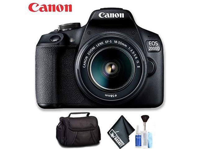 Canon EOS 2000D with EF-S 18-55mm IS II Lens (Intl Model) Standard Bundle