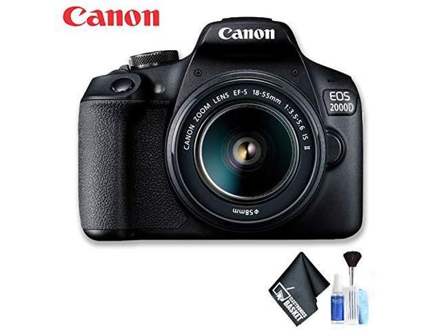 Canon EOS 2000D with EF-S 18-55mm IS II Lens (Intl Model) Basic Bundle