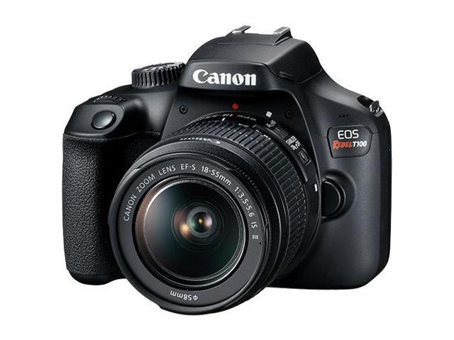 Canon EOS Rebel T100 / 4000D DSLR Camera with 18-55mm Lens Starter Bundle