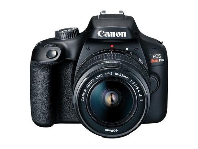 Canon EOS Rebel T100 / 4000D DSLR Camera with 18-55mm Lens Starter Bundle