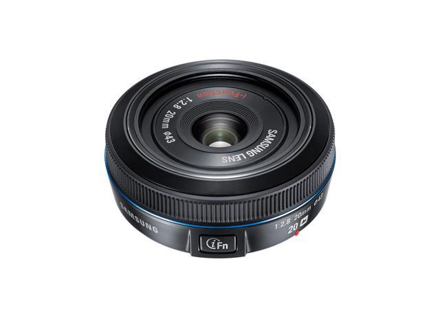 SAMSUNG 20MM F.8 PANCAKE LENS F/ NX Black - Kit with 256GB Memory Card