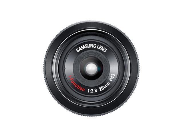 SAMSUNG 20MM F.8 PANCAKE LENS F/ NX Black - Kit with 256GB Memory Card