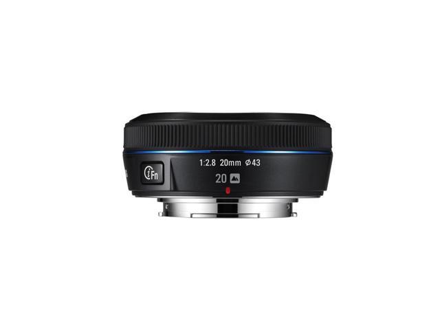 SAMSUNG 20MM F.8 PANCAKE LENS F/ NX Black - Kit with 256GB Memory Card