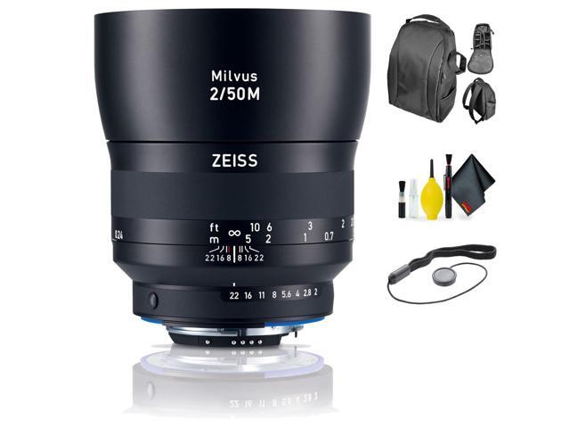 Zeiss Milvus 50mm f/2M ZF.2 Lens for Nikon F - 2096-558 + Deluxe Lens Cleaning Kit Bundle