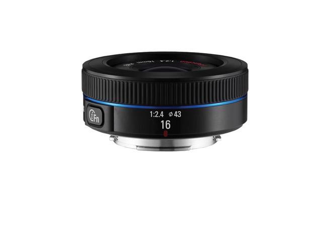 Samsung 16mm F/2.4 Wide Lens for Samsung NX Camera - Kit with 128GB Memory Card