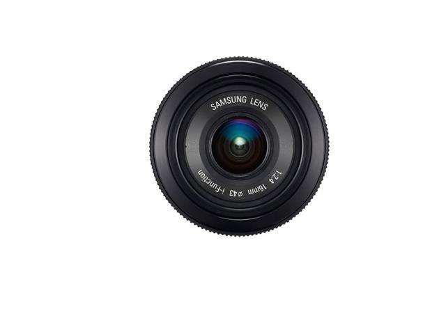 Samsung 16mm F/2.4 Wide Lens for Samsung NX Camera - Kit with 128GB Memory Card
