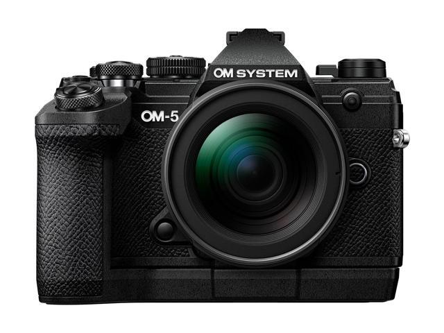 OM System OM5 20.4 Megapixel Mirrorless Camera with Lens (Black)