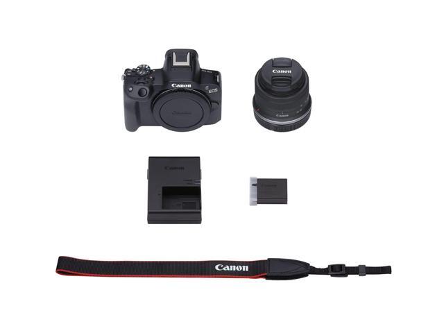 Canon - EOS R50 4K Video Mirrorless Camera with RF-S18-45mm f/4.5-6.3 IS STM Lens - Black - image 12