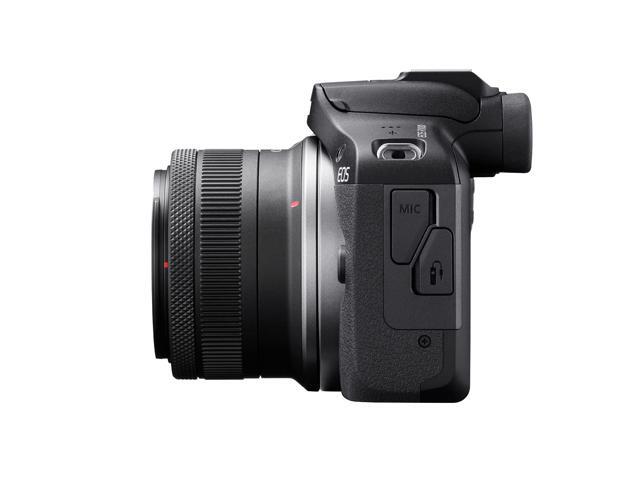 Canon - EOS R100 4K Video Mirrorless Camera 2 Lens Kit with RF-S18-45mm and RF-S55-210mm Lenses - Black - image 11