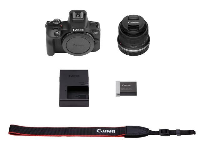 Canon - EOS R100 4K Video Mirrorless Camera with RF-S18-45mm f/4.5-6.3 IS STM Lens - Black - image 4