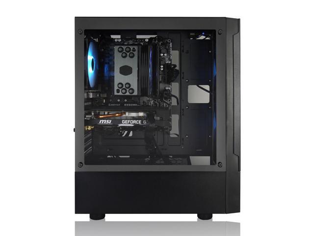 AVGPC Max Gaming PC - AMD RYZEN 5 5600X 6-Core, Nvidia GeForce RTX 5060 8G VRAM, 16GB RAM, 1TB M.2 NVMe SSD, AIO Heat-pipes Cooler Windows 11 Black