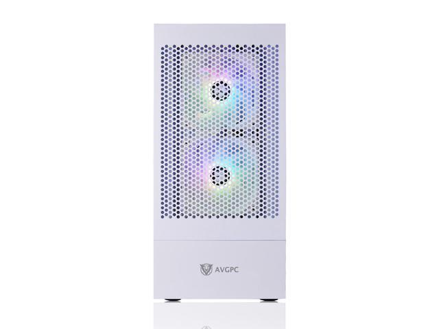 AVGPC Max Series Gaming PC - Intel Core i5-12600KF Unlocked, AMD RX 9060 XT GPU, 32GB RAM, 1TB M.2 NVMe SSD, 240mm Liquid CPU Cooler, ARGB Fans,...