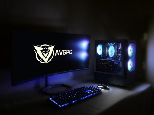 AVGPC Max Gaming PC - Intel I5 11400F, Nvidia GeForce RTX 5060, 16GB RAM, 1TB M.2 NVMe SSD, Windows 11 Home Black