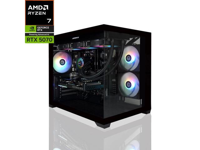 AVGPC Hellfire Gaming PC AMD Ryzen 7 5700X; GeForce RTX 5070 12GB; 32GB DDR4 RAM; 1 TB NVME M.2 SSD; 360mm AIO Liquid Cooler; ARGB Fans; WiFi/AC ;...
