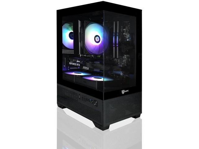 AVGPC Mini-X Gaming PC - Intel I5 11400F up to 4.4 GHz, GeForce RTX 3060, 16GB RAM, 1TB M.2 NVMe SSD, Windows 11 Home Black