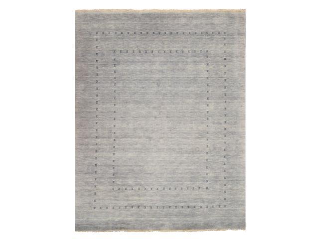 EORC LL4GY6X9 Handmade Wool Lori Baft Rug, 6' x 9', Gray