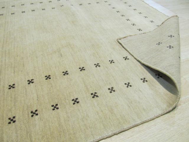 EORC LL4BG4X6 Handmade Wool Lori Baft Rug, 4' x 6', Beige