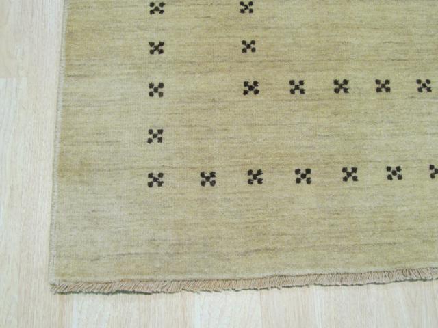 EORC LL4BG4X6 Handmade Wool Lori Baft Rug, 4' x 6', Beige