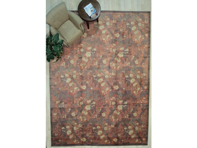 EORC FA7052CRD10X14 Handmade Afghan Wool Turkish Knot Rug, 10' x 13'9, Red