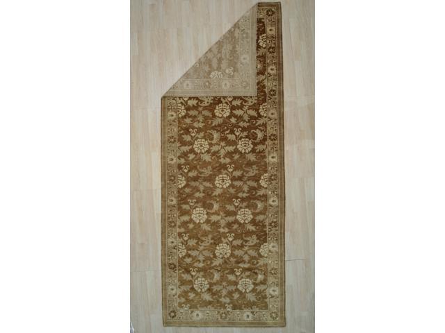 EORC FAF118BG66X16 Handmade Wool Ningxia Rug, 6'1 x 16'2, Beige