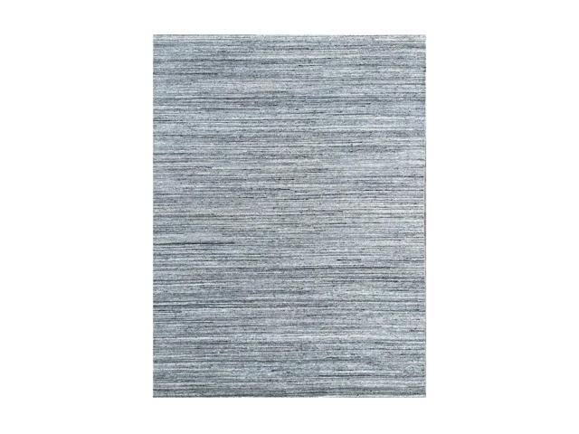Durable and Stylish Hand-Knotted Wool NATURAL GREY Modern Contemporary Lori Baft Gabbeh Solid Color Rectangular Area Rugs